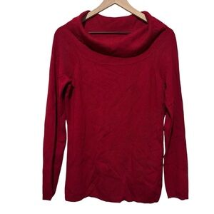 Loft Ann Taylor Cowl Turtleneck Long Sleeve Sweater Women's Size Large